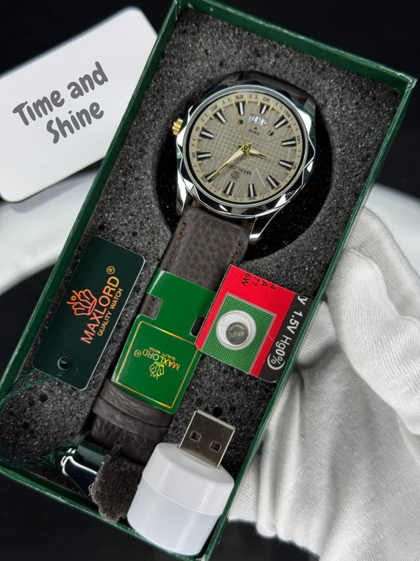 ⌚MAXLORD প্রিমিয়াম ওয়াচ – ১০০% ওয়াটারপ্রুফ, প্রিমিয়াম লুক